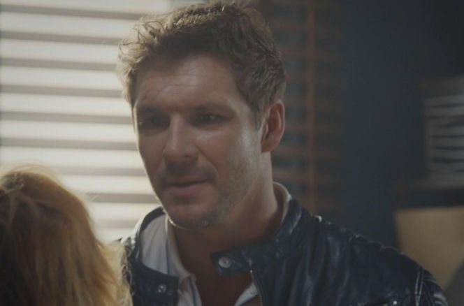 M jak miłość, odcinek 1901. Pani Ola (Ewa Kolasińska), Marcin (Mikołaj Roznerski)