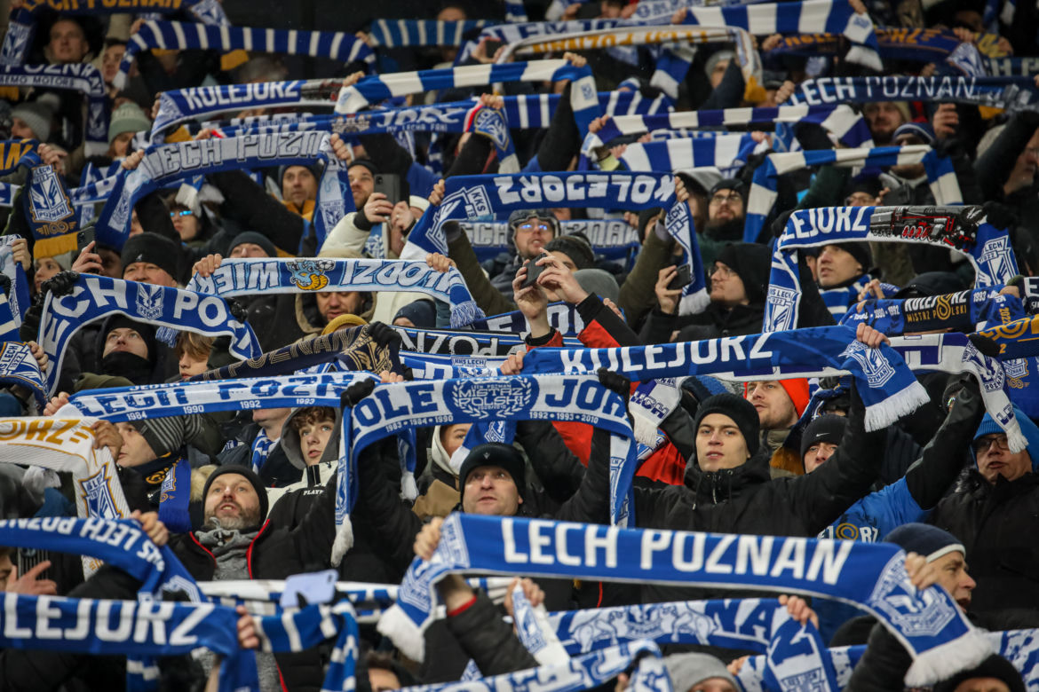 Tak bawili się kibice na meczu Lech Poznań - Djurgardens