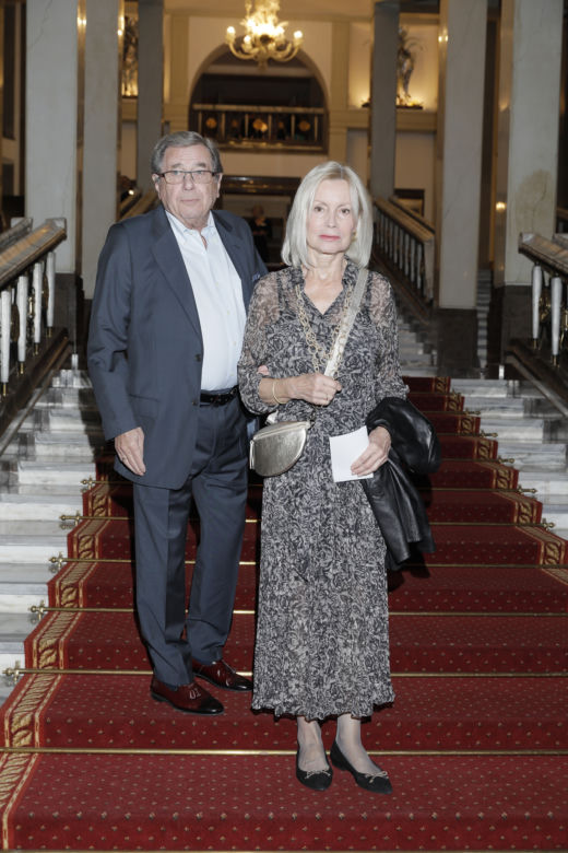 Janusz Gajos zabrał żonę na salony