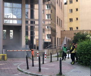 Ćwiczenia strażaków, strażników i policji w Warszawie