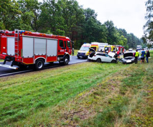 Wypadek na DK 10 w Przyłubiu! TRZY osoby poszkodowane! [ZDJĘCIA] 