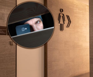 Nagrywał kobietę w toalecie, a potem uciekł! Koszmar na stacji benzynowej