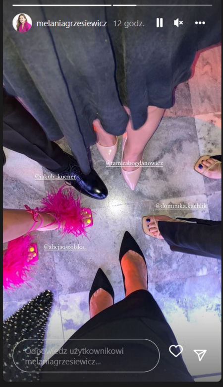 Impreza gwiazd M jak miłość. Alicja Ostolska, Melania Grzesiewicz, Jakub Kucner, Dominika Kachlik