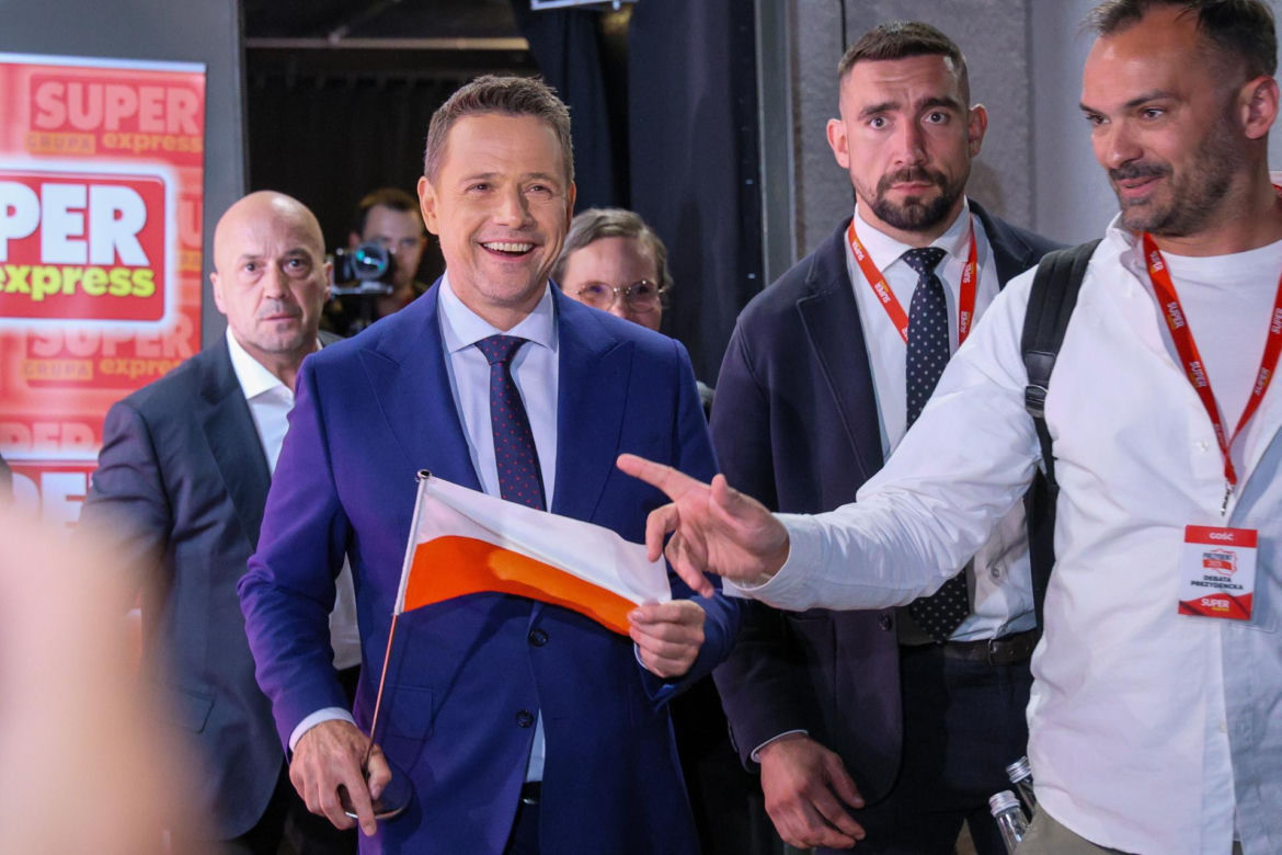 Wiec Rafała Trzaskowskiego po debacie