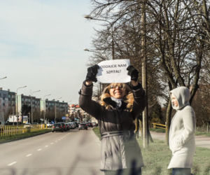 Łomża. Szpital przekształcony w szpital zakaźny. Mieszkańcy protestują