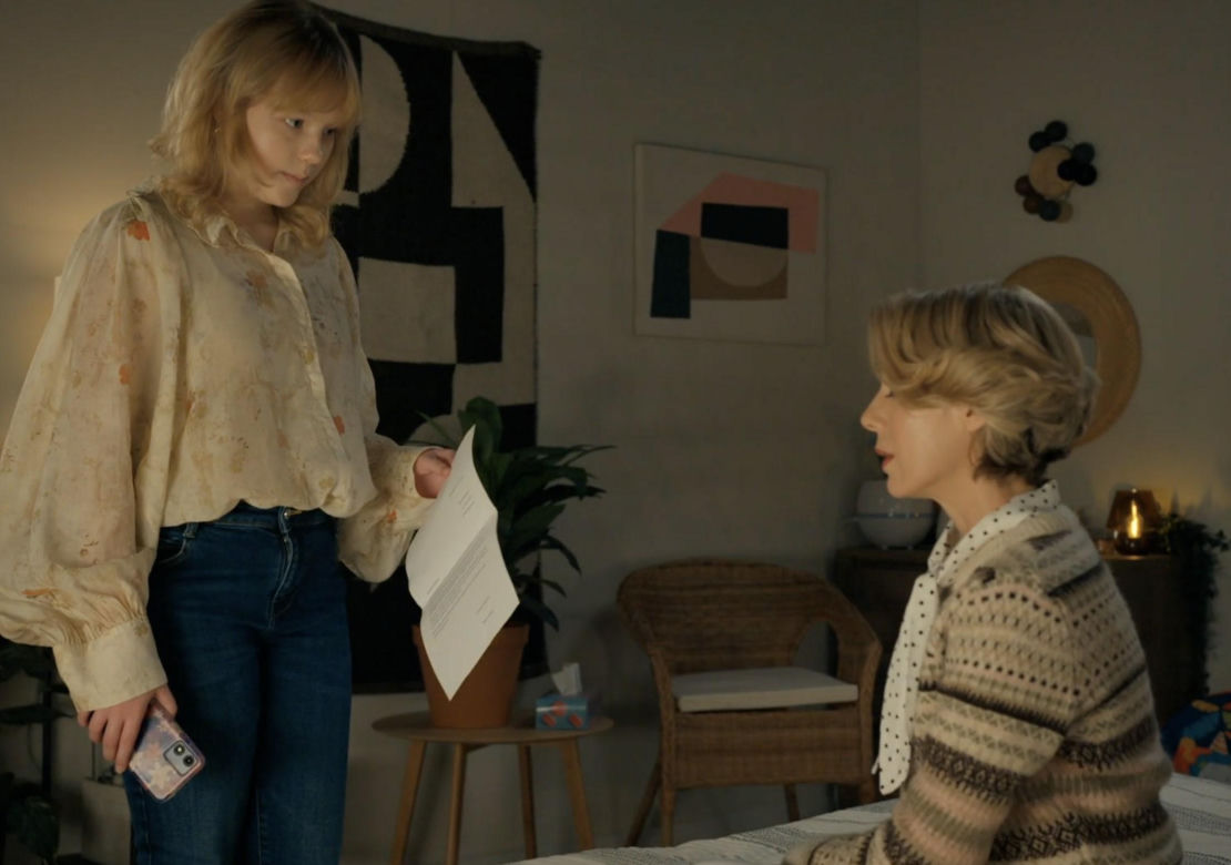 Barwy szczęścia, odcinek 3192. Emilka (Jessica Frankiewicz), Malwina (Joanna Gleń)