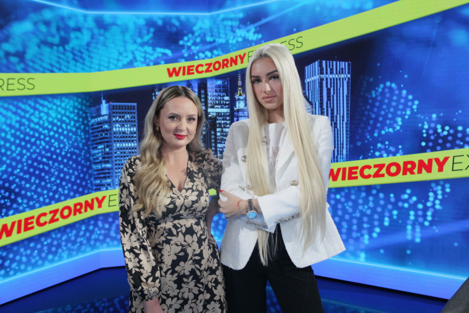Cała prawda o Caroline Derpieński. Modelka tłumaczyła się w programie "Express Wieczorny"