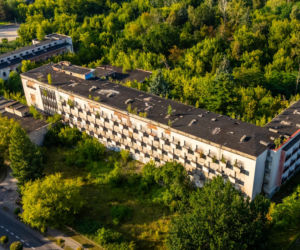 Opuszczone sanatorium wojskowe Wiarus w Ciechocinku