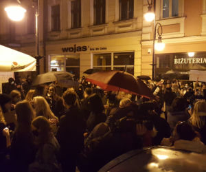 Protest mieszkańców Nowego Sącza