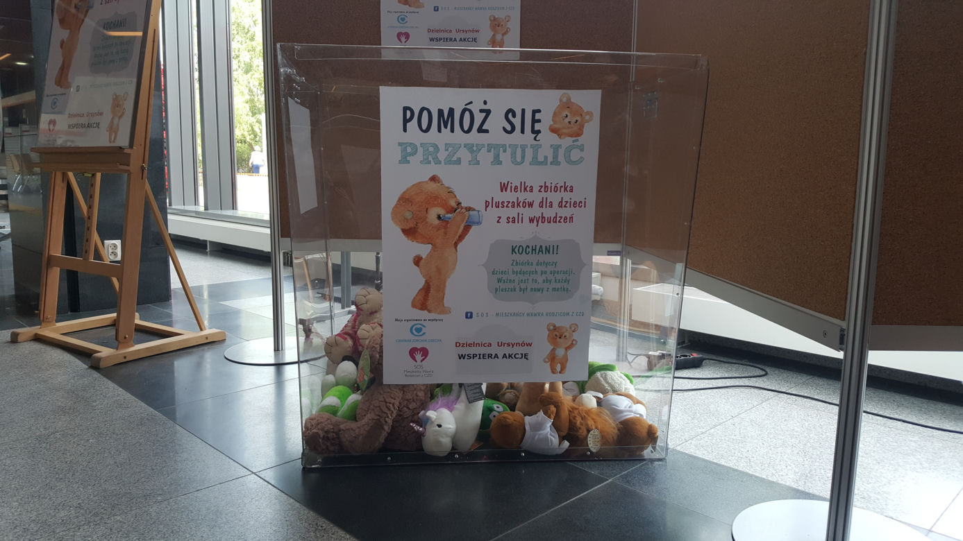 Pomóż się przytulić: Wielka zbiórka pluszowych misiów dla CZD!