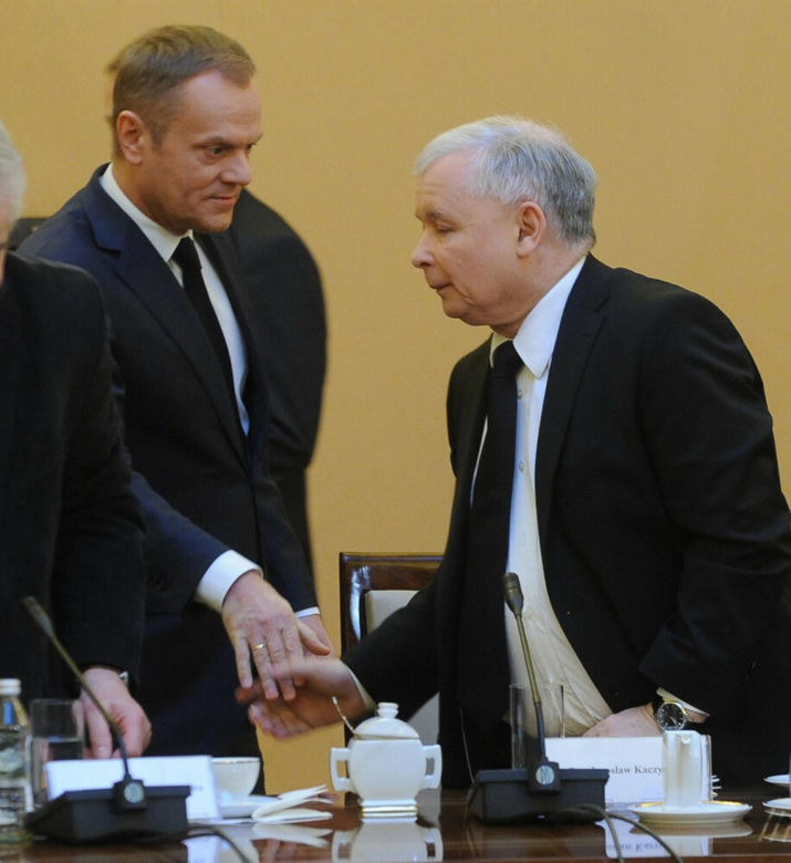 Takie były relacje Kaczyńskiego i Tuska
