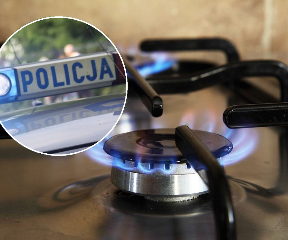 50-letni desperat w Świętnie. Polewał się benzyną i odkręcił gaz!