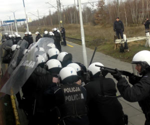 Szkolenie służb na dworcu Łódź Kaliska