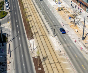 Budowa przejścia dla pieszych przez ul. Marszałkowską w Warszawie na wysokości ul. Sienkiewicza