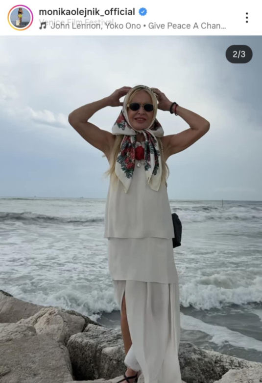 Monika Olejnik w Wenecji