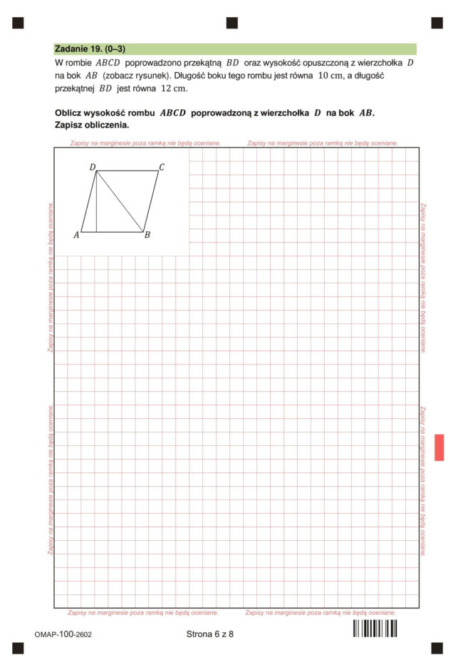 Próbny egzamin ósmoklasisty 2026: Matematyka ARKUSZE CKE