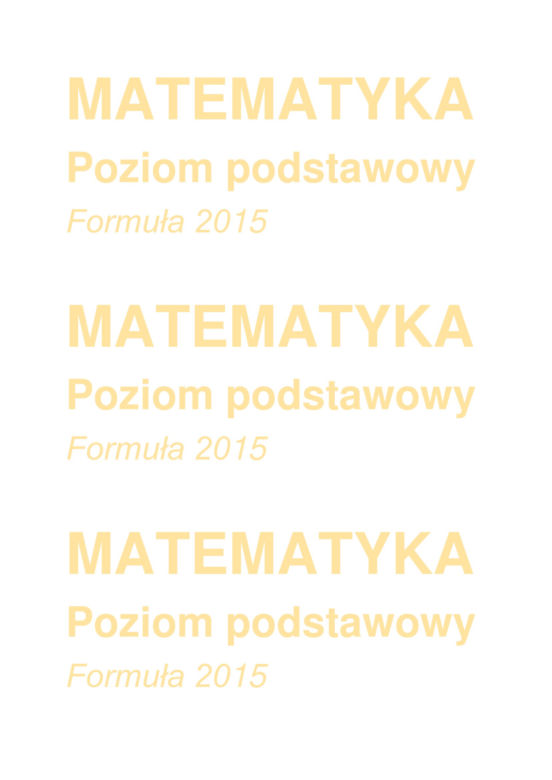 Matura 2023: matematyka. Arkusze CKE i odpowiedzi [Formuła 2015]	