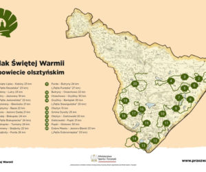Szlak Świętej Warmii nabiera kształtów. Ponad 400 kilometrów trasy przez Warmię jest znakowanych