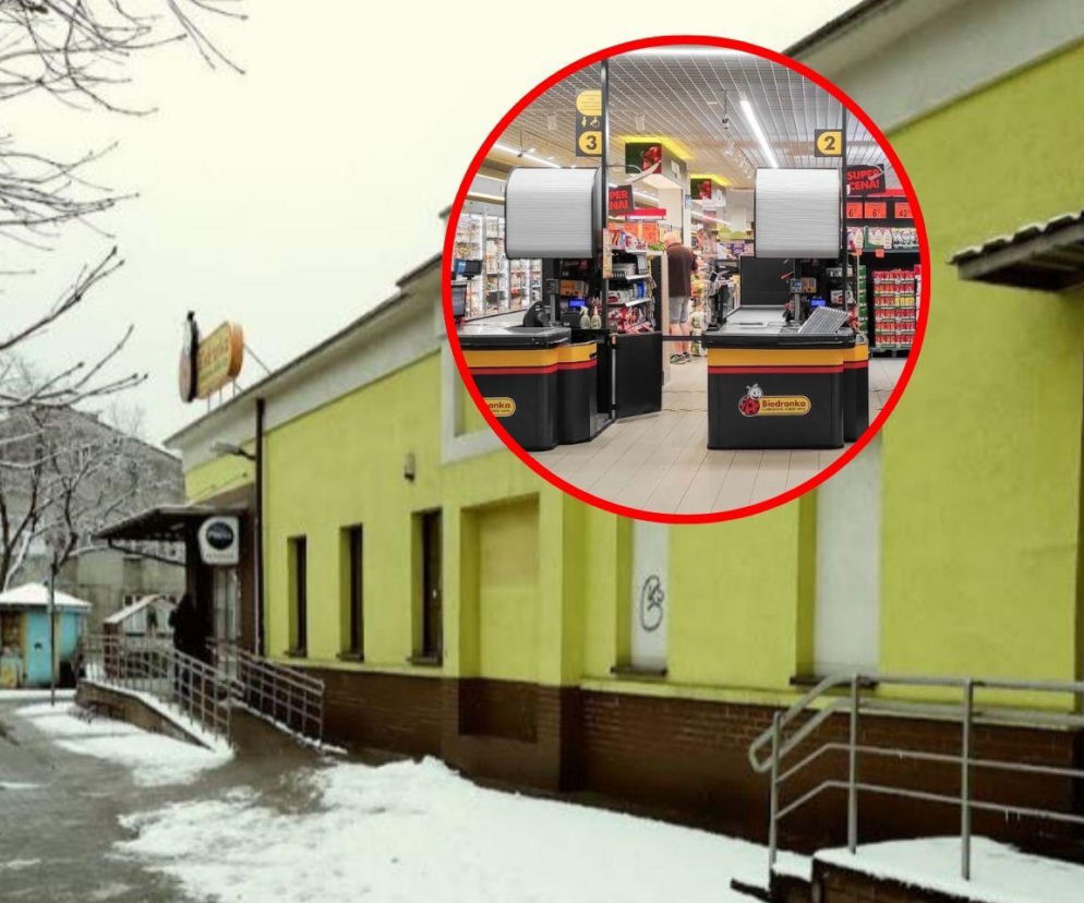 Porażenie prądem kasjerki Biedronki