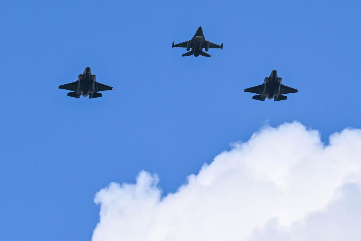 Nad Polską przeleciały ultranowoczesne myśliwce F-35!