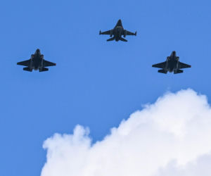 Nad Polską przeleciały ultranowoczesne myśliwce F-35!