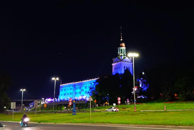 Nowa iluminacja Zamku Książąt Pomorskich w Szczecinie