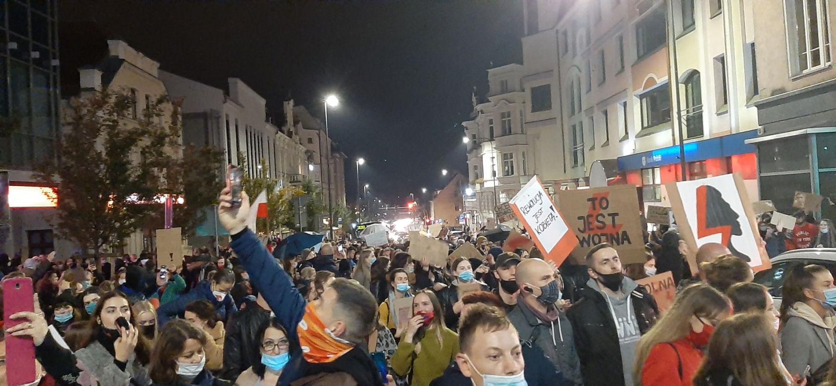 Bunt kobiet w Olsztynie