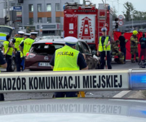 Motocyklista nie żyje! Wstrząsający wypadek pod Warszawą. Jest szokujące nagranie z kamery