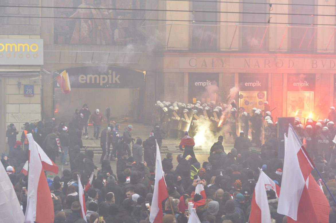 Największe zadymy na Marszu Niepodległości