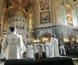 Pogrzeb Władimira Żyrinowskiego. Pożegnał go sam Putin
