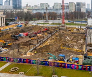 Budowa gmachu teatru TR Warszawa