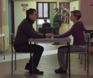Pierwsza miłość. Sabina (Urszula Dębska), Natan (Krzysztof Kwiatkowski)