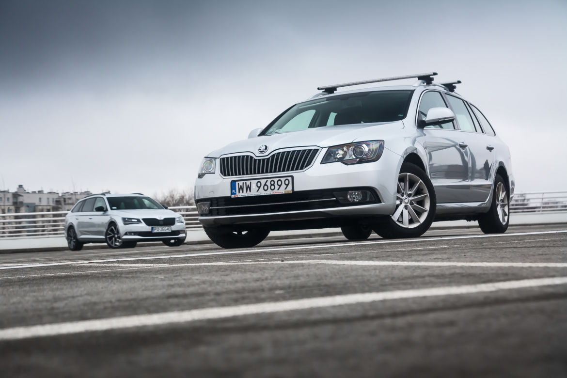 Skoda Superb Combi 2.0 TDI: dwie generacji dużego kombi segmentu D