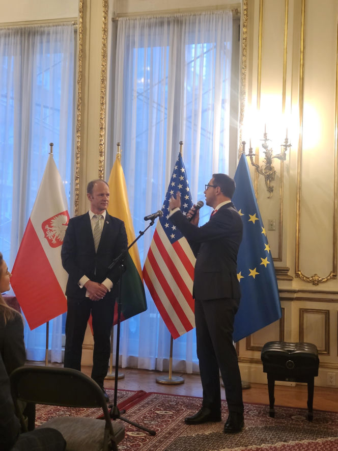 Uroczyste obchody rocznicy uchwalenia Konstytucji 3 Maja w Konsulacie RP w NY
