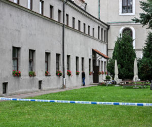 Nagranie po ataku nożownika w Jarosławiu. To on doprowadził do krwawej masakry