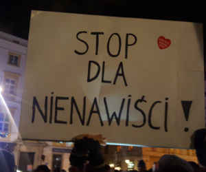 Protest w Krakowie