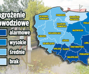 Wielka woda zalewa Polskę