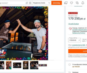 Omenaa Mensah i Rafał Brzoska ponownie z nietypową aukcją dla WOŚP. Licytacja już rozbiła bank!