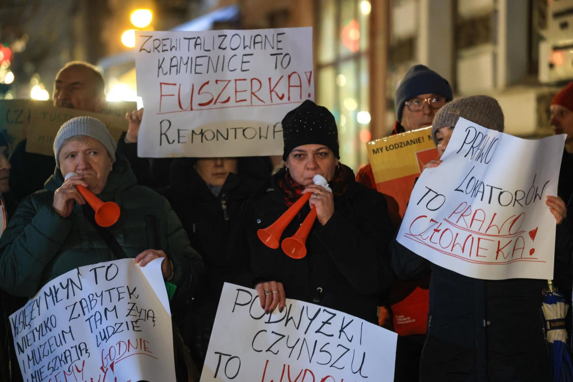 Czynsze w Łodzi droższe niż w Warszawie? Lokatorzy mieszkań komunalnych protestują
