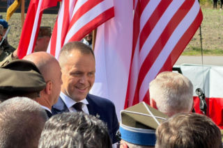 Centrum Kultury w Olesznie nosi imię Michaela Ollisa. Prezydent na uroczystości