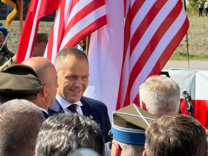 Centrum Kultury w Olesznie nosi imię Michaela Ollisa. Prezydent na uroczystości
