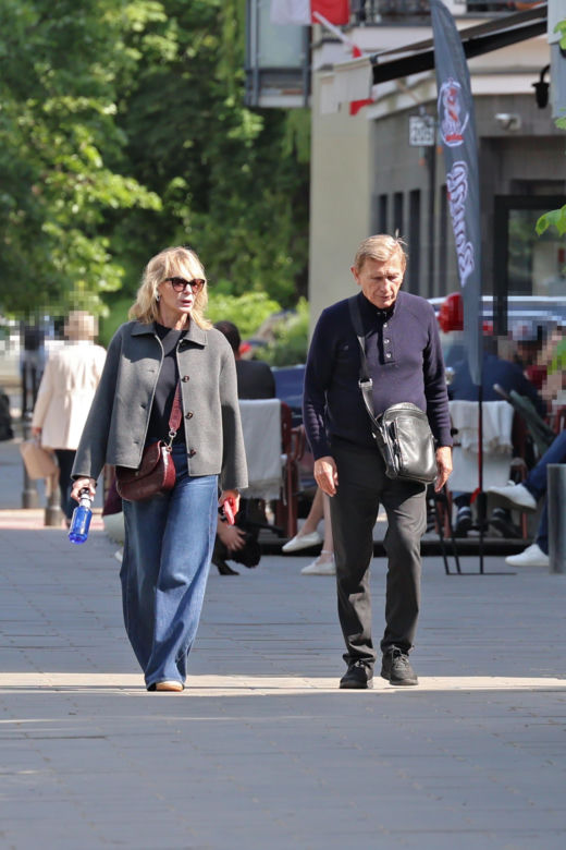Jan Englert i Beata Ścibakówna na randce