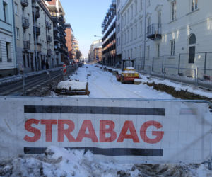 Przebudowa ul. Okrzei w Warszawie