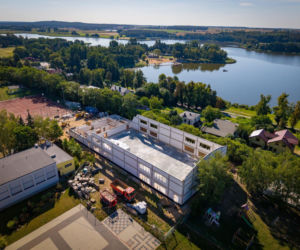 Budowa hali sportowej w Osiecznej