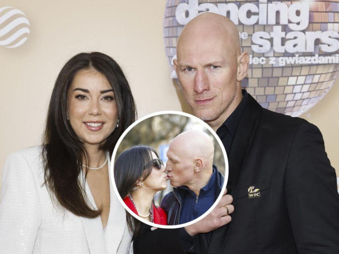 Krzysztof "Diablo" Włodarczyk z żoną