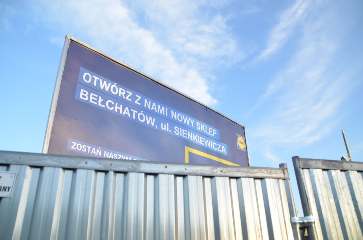 Budowa Lidla już na ukończeniu! Znamy datę otwarcia marketu przy Sienkiewicza