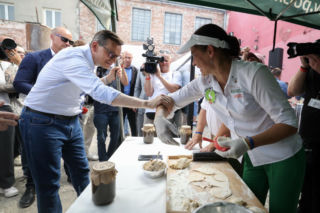 Tak grillował Morawiecki