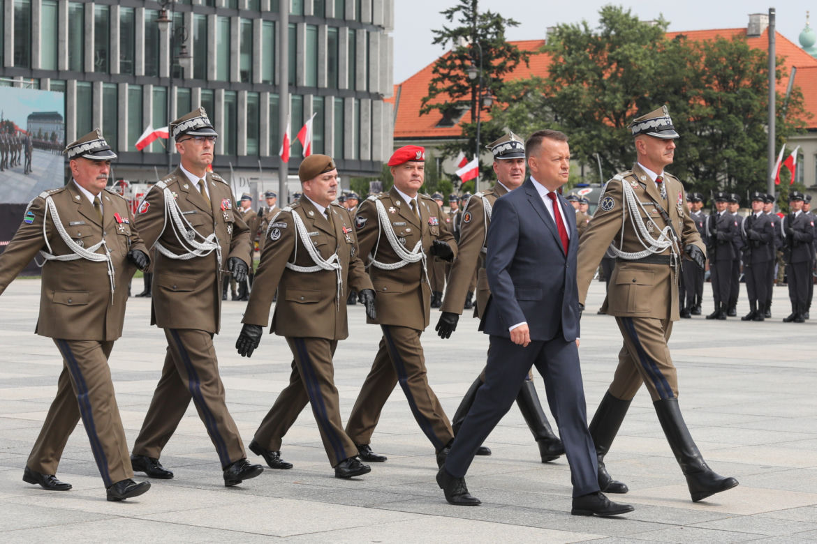 Oficjalne uroczystości na pl. Piłsudskiego