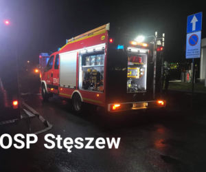Uszkodzony dystrybutor z gazem pod Poznaniem