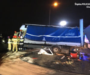 Gliwice: KARAMBOL na A4! Ciężarówki zderzały się jak DOMINO! Są ranni
